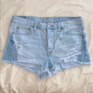 High Rise Festival Striped Pocket Shorts